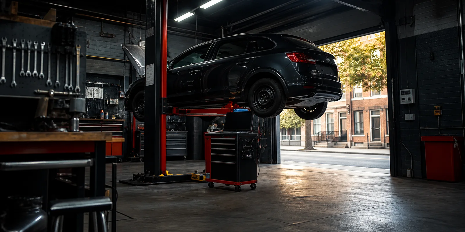 Generated visual for the independent auto repair shop website concept for Jochy Auto Repairs