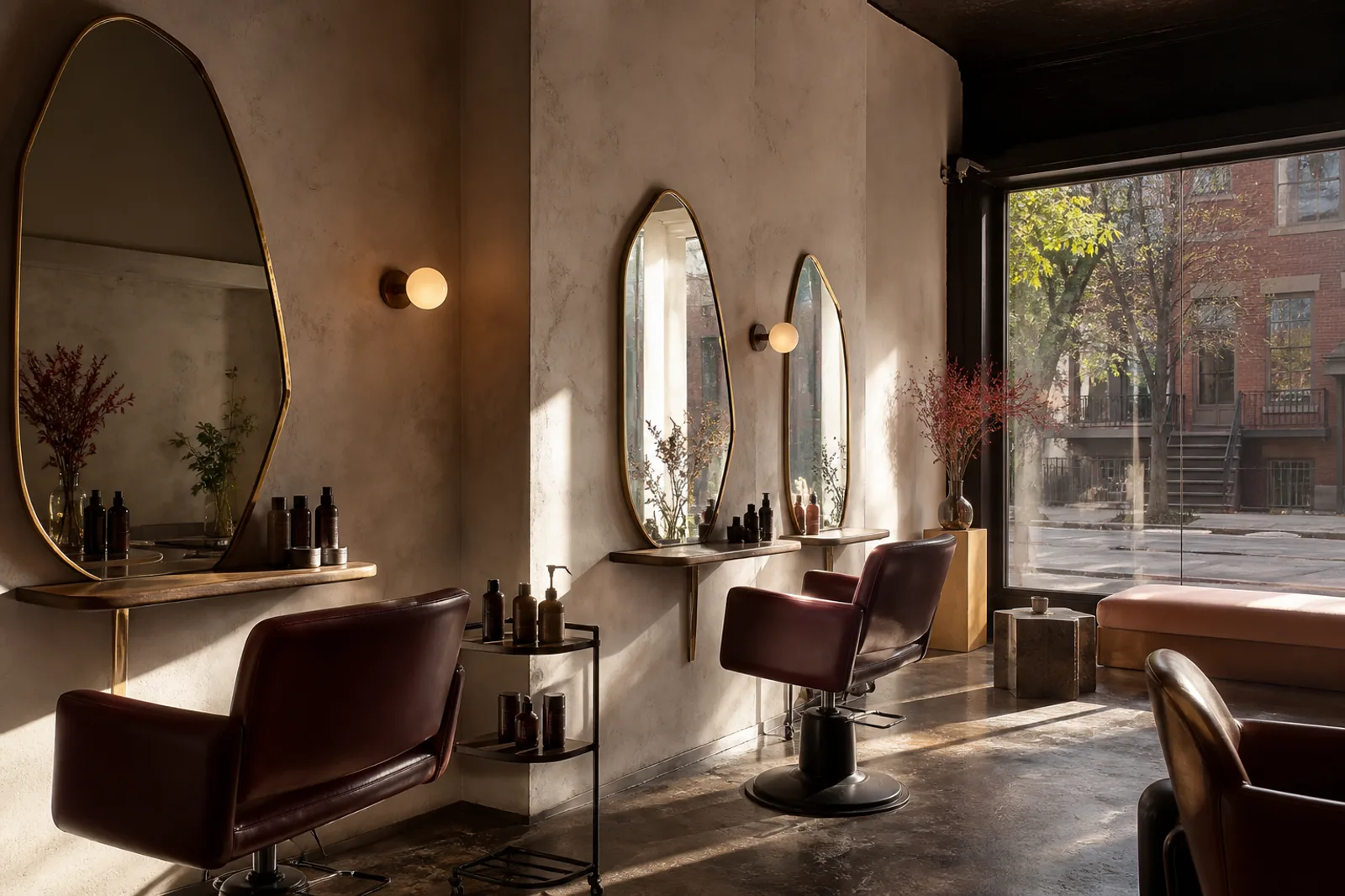 Generated visual for the independent beauty salon website concept for Sara's Beauty Salon