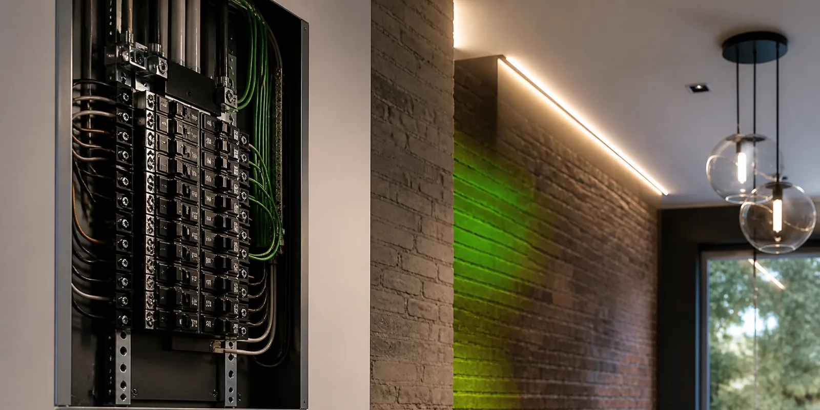 Generated visual for the independent electrician website concept for Navarro Electrical Contractors