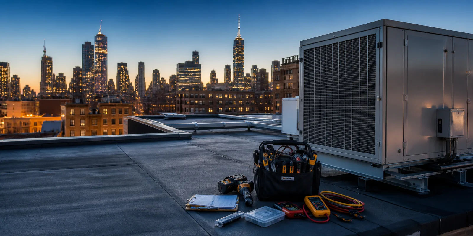 Generated visual for the independent hvac contractor website concept for Upper Manhattan HVAC Services