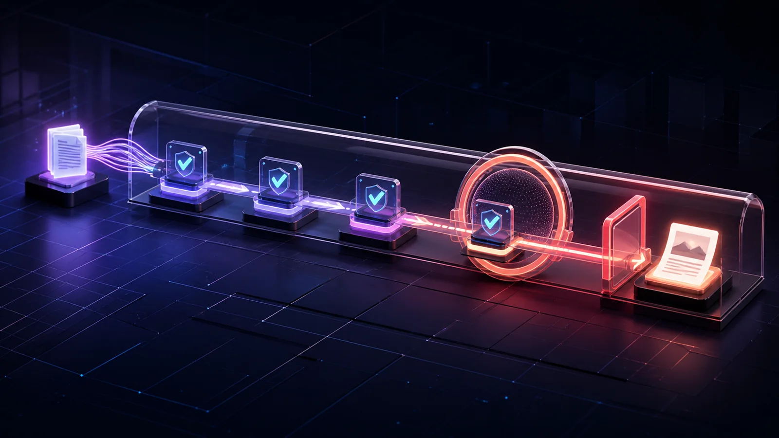 Cost-controlled AI agent workflow with verification checkpoints and a hard stop